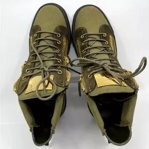 Giuseppe Zanotti | Shoes | Giuseppe Zanotti Olive And Gold  display picture 1